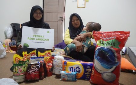 IZI Lanjutkan Penyaluran Bantuan Adik Abidzar Penderita Hidrosefalus