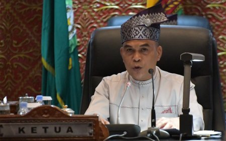 Ketua DPRD Gaungkan Daerah Istimewa Saat Paripurna Hari Jadi Provinsi Riau Ke-68