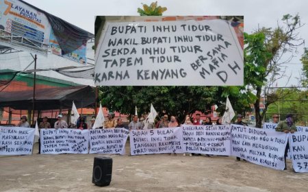 AMUK Bersama Petani Geruduk Kantor Bupati Inhu, Hendrizal: Saya Hadir Dan Tidak Tidur