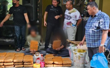 BNNP Riau Sita 63 Kg Ganja Kering Disembunyikan di Loteng Gedung PKM UIN Suska Riau