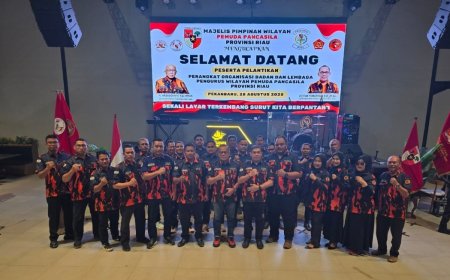 Ketua MPW PP Riau Lantik Badan Buruh dan Pekerja, Dt Juprian SE :  Perkuat Perjuangan Hak Buruh Dan Pekerja