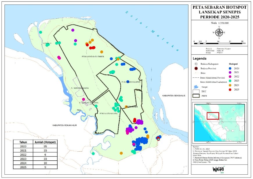 Dua Korporasi Terindikasi Penyebab Karhutla, Walhi Riau : Upaya Nyata atau Gimik Presiden