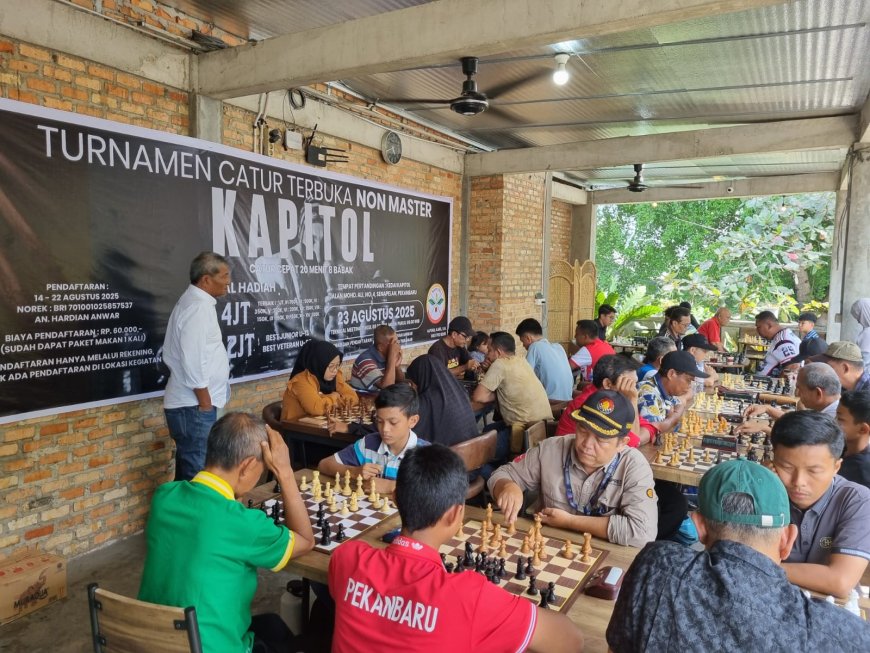 Kapitol Gelar Turnamen Catur Terbuka Non Master