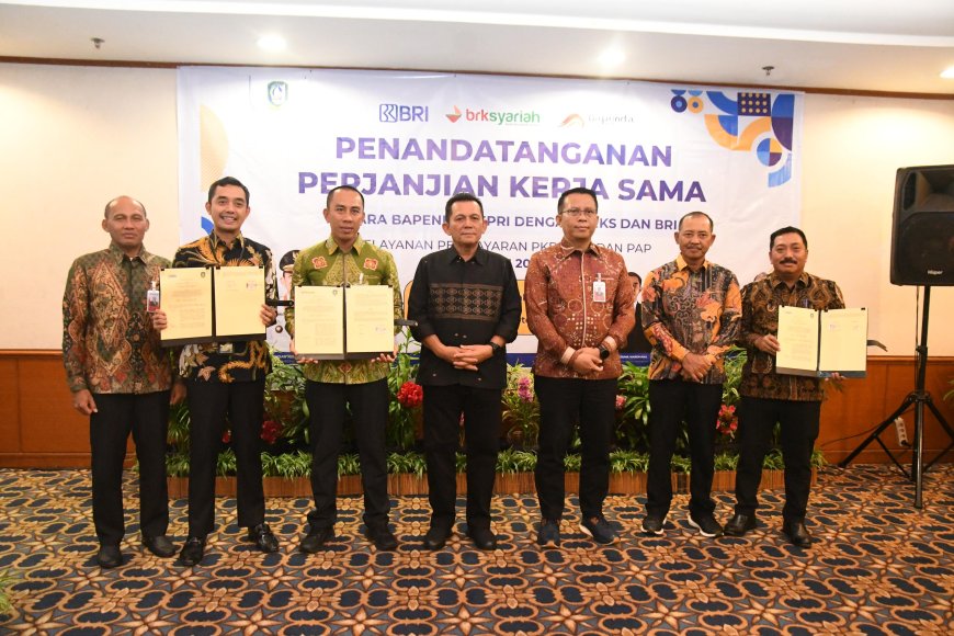 BRK Syariah Tanjungpinang dan Bapenda Provinsi Kepulauan Riau Jalin Kerja Sama Layanan Pembayaran Pajak Daerah