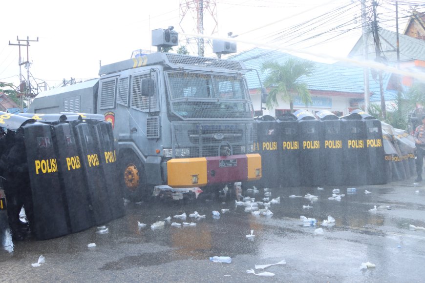 Polres Inhil Gelar Sispam Mako dan Unras, Dalam Antisipasi Aksi Massa Anarkis