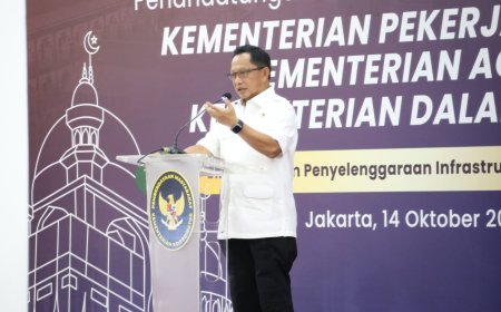 Teken MoU bersama Menteri PU dan Menag, Mendagri Tegaskan Dukungannya terhadap Pendidikan Pesantren