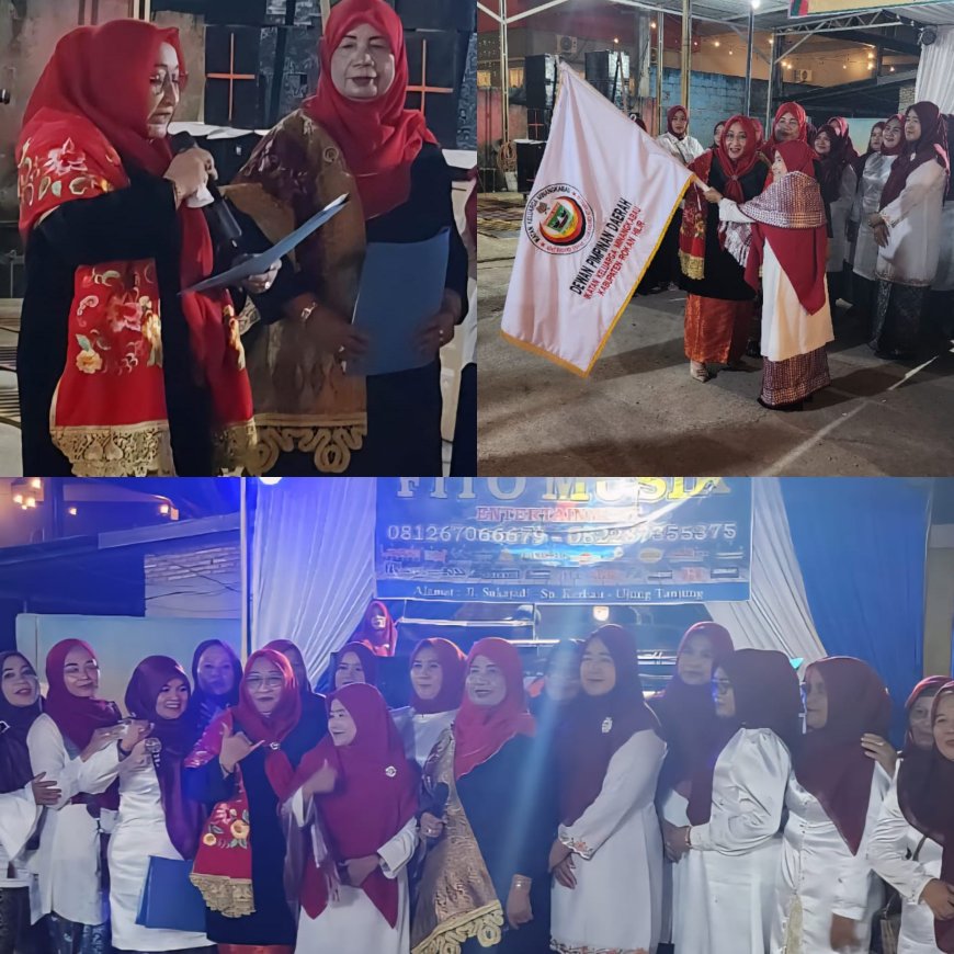 Mona Sri Wahyuni SE, AK Mengukuhkan  Pengurus DPD Bundo Kanduang IKM Kabupaten Rokan Hilir, Siap Angkat Martabat Perempuan Minang