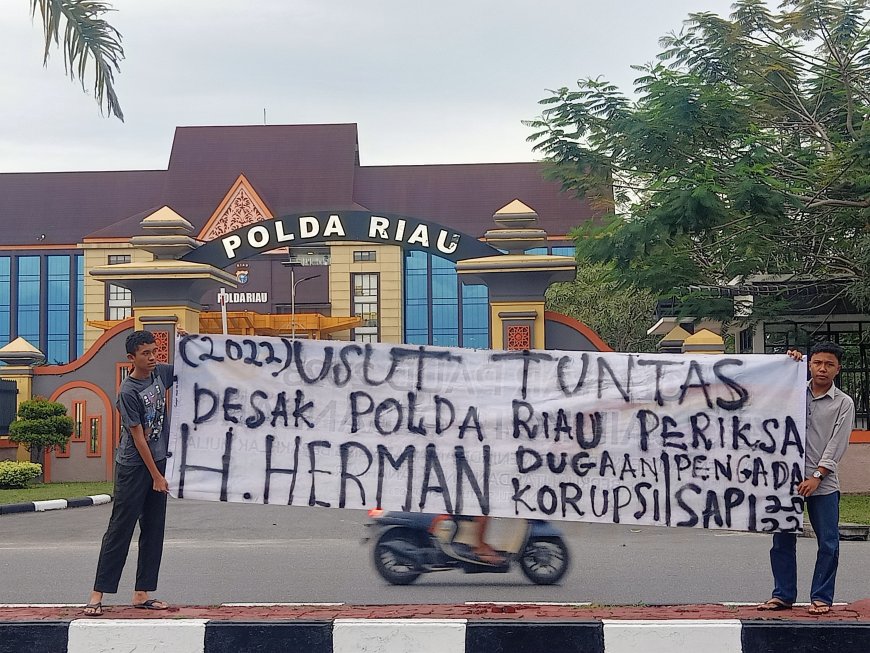 Desakkan Kepada Polda Riau Untuk Periksa Bupati Inhil H. Herman Terkait Dugaan Korupsi Pengadaan Sapi Madura Tahun 2022 