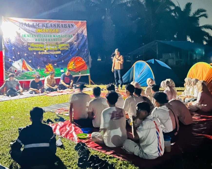 Jalin Solidaritas, Mahasiswa Yang Tergabung Di IPELMA KK, Gelar Malam Keakraban Tahun 2025