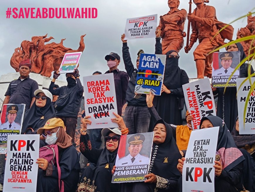 AMUK Riau Desak KPK Bebaskan Gubernur Riau: “Hentikan Kriminalisasi Politik!”
