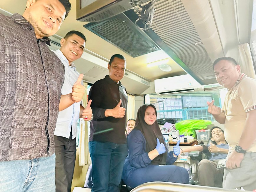 Ikatan Putera Pekanbaru Bersama PMI Laksanakan Donor Darah